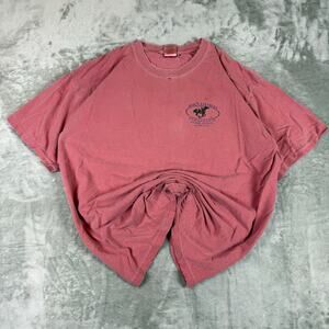 VTG District Threads Big Horn Polo Club thrashed casual western tshirt mens XL